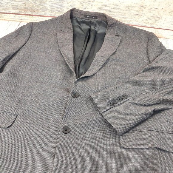 Awearness Kenneth Cole Men Modern Slim Fit Sport Coat Blazer Two Button Jacket - Picture 3 of 15